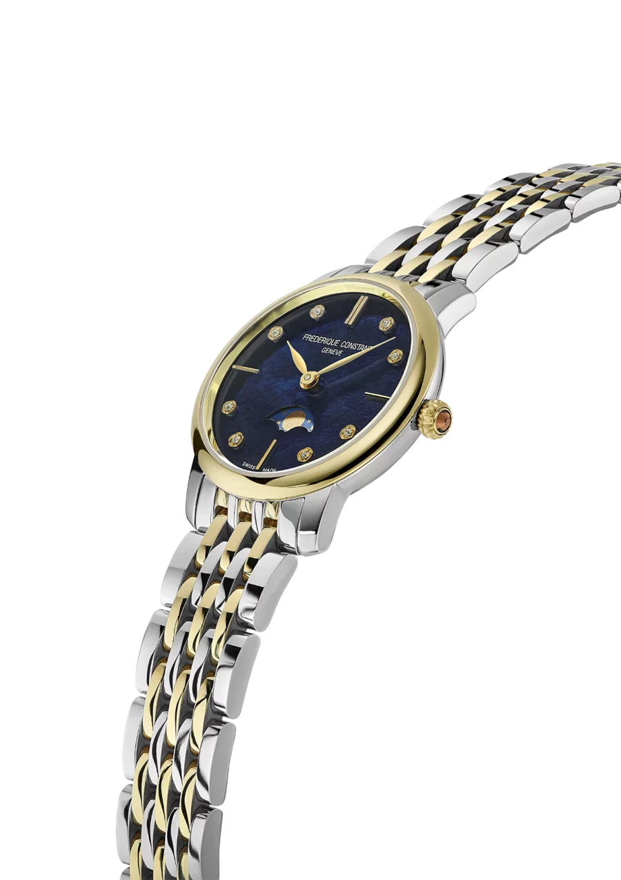 Classics Slimline Ladies Moonphase FC-206MPND1S3B