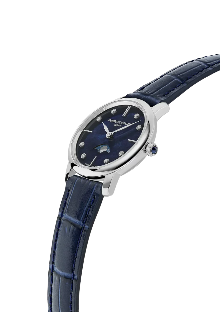 Classics Slimline Ladies Moonphase FC-206MPND1S6