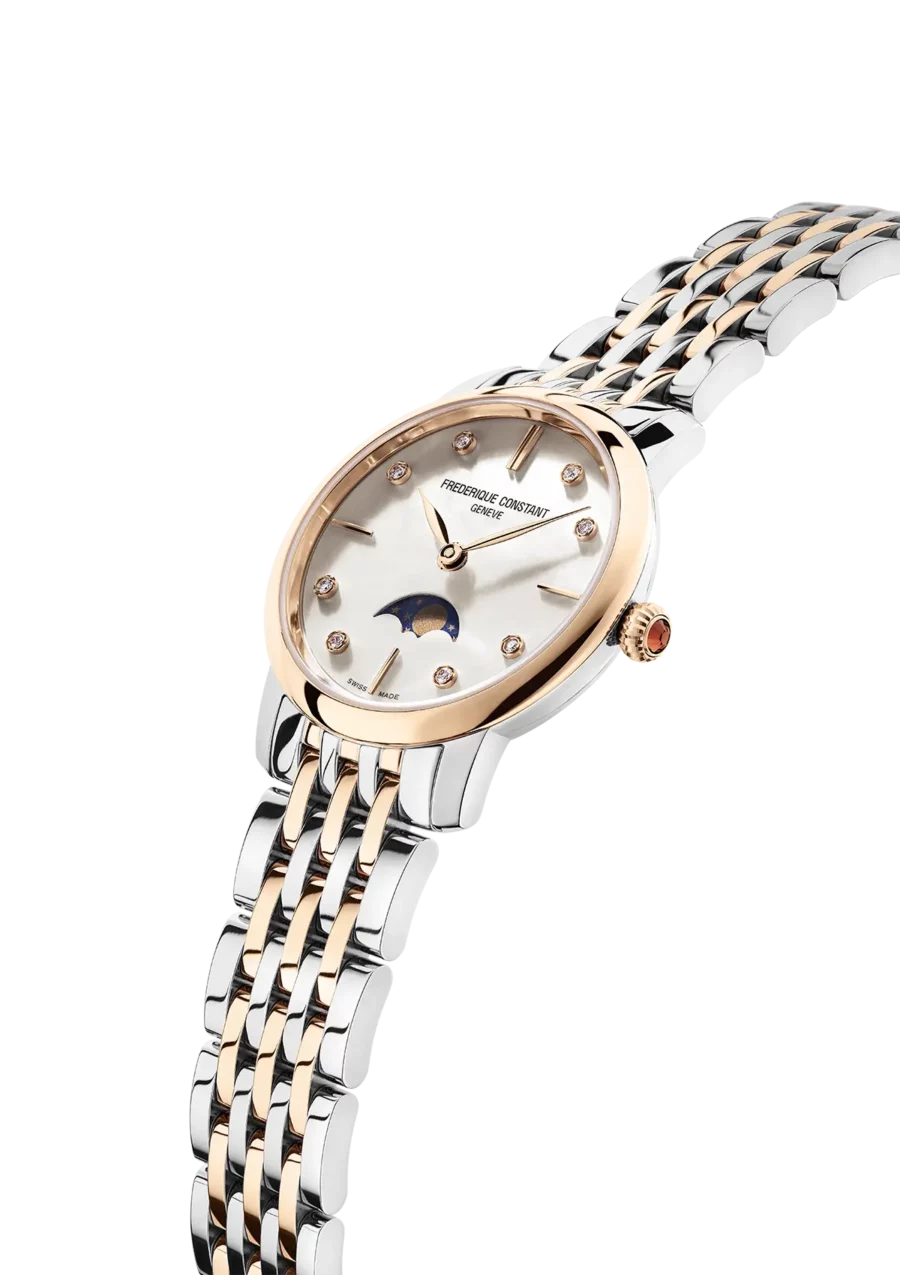 Classics Slimline Ladies Moonphase FC-206MPWD1S2B